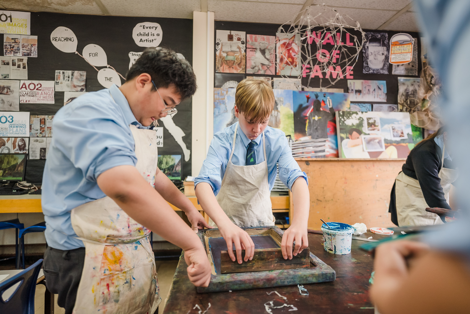 Pupils in DT Lesson
