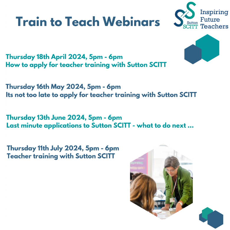 Train To Teach Webinar Poster